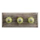 Lime Green Star Ceramic Wooden Hooks